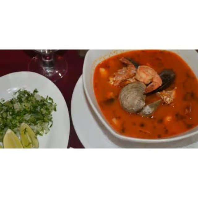 Sopa De Mariscos (Sea Food Soup).