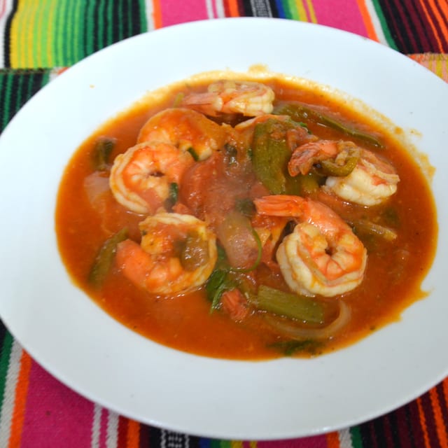 Camarones a la Veracruzana.