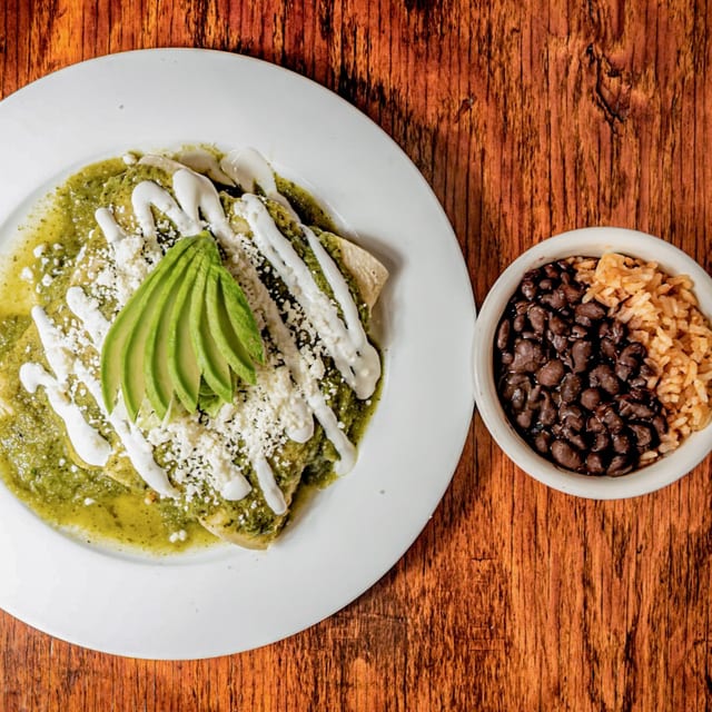 Steak Enchiladas.
